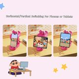  Mô Hình Trang Trí Kiêm Giá Đỡ Điện Thoại ROCK Crayon Shinchan Multi-functional Figurine 
