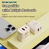  Củ Sạc Nhanh ROCK Crayon Shinchan T43 Dual Port A+C PD 20W 