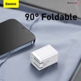  Bộ sạc nhanh nhỏ gọn Baseus Super Si Pro Quick Charger C+U 30W 