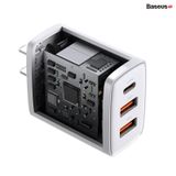  Cốc sạc nhanh siêu nhỏ gọn Baseus Compact Quick Charger 30W(USB dual port +Type C,30w PD/QC3.0 Multi Quick Charge Support) 