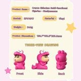  Mô Hình Trang Trí Kiêm Giá Đỡ Điện Thoại ROCK Crayon Shinchan Multi-functional Figurine 