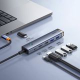  Hub Chuyển Đa Năng Baseus UltraJoy Series 6-Port HUB AIR Space Grey (Type-C to HDMI4K@30Hz/60Hz*1+USB3.0*2+USB2.0*1+Type-C3.0*1+PD*1) 