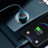  Tẩu Sạc Ô Tô Baseus Golden Contactor Max Dual Fast Charger Car Charger 60W 