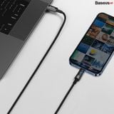  Cáp Sạc nhanh Tự Ngắt Gen2 Baseus Explorer Series cho iPhone/ iPad (Type C to Lightning Auto Power-Off, PD 20W Fast Charging Data Cable ) 