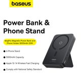  Pin Sạc Dự Phòng Không Dây Tích Hợp Nam Châm Baseus MagPro Magnetic Bracket Wireless Fast-Charging Power Bank 5000mAh 20W 