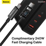  Củ Sạc Nhanh Baseus GaN5 Pro Fast Charger 140W (kèm cáp C to C , Type C*2 + USB, PD/ QC4.0/ QC3.0/ AFC/ FCP Quick-Charger) 