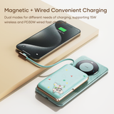  Pin Sạc Dự Phòng Không Dây ROCK Crayon Shinchan P20 Pro/P30 Pro Magnetic Holder Wireless (10000mAh, 20W/30W, Tích Hợp MagSafe, Crayon Shinchan Authentic Licensed) 