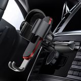  Bộ đế giữ điện thoại khóa tự động dùng cho xe hơi Baseus Metal Age Gravity Car Mount LV229（Air Outlet Version - Gắn khe gió máy lạnh） 