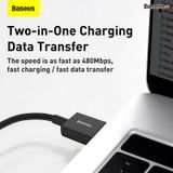  Cáp sạc nhanh Baseus Superior Series Type C 66W (6A/66W, 480Mbps, USB to Type-C, ABS+TPE, Fast Charging Data Cable) 