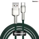  Cáp sạc nhanh, siêu bền Baseus Cafule Metal Series Type C 40W (USB to Type C, Zinc Alloy Material, Super Quick charge & Data Cable) 