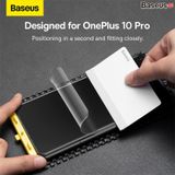  Kính Cường Lực Baseus 0.15mm Full-screen Curved Surface Water Gel Protector For OnePlus 10 Pro (2pcs/pack+Pasting Artifactl ) 