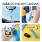  Móc Chìa Khoá Kèm Khuếch Tán Hương Thơm ROCK Doraemon Aroma Diffuser Key Chain (Sudden Appear / Passing Through) 