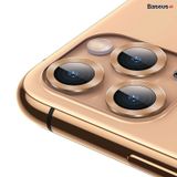  Bộ ốp viền kim loại tích hợp cường lực chống trầy Camera Baseus Alloy Protection Ring Lens Film dùng cho iPhone 11/iP 11 Pro/Pro Max 