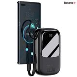  Pin sạc dự phòng sạc nhanh Baseus Qpow Digital Display 20000mAh (20W/22.5W, USB/Type C Dual Port,  Qc/ PD Quick Charging Power Bank with iPhone built-in Cable) 