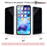  Kính cường lực 3D chống nhìn trộm Baseus LV176 cho iPhone X/XS (0.23mm, 3D full màn hình, - Anti Spy Glass Film) 