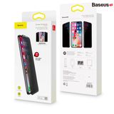  Kính cường lực 5 lớp siêu bền - chống nhìn trộm Baseus Anti Spy 3D Curved-screen cho iPhone X/XS Max/iP 11 Pro Max (0.23mm, 3D Anti Peeping Tempered Glass Film) 