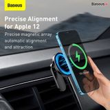  Đế giữ điện thoại trên xe ô tô tích hợp nam châm và sạc không dây Baseus Big Energy Car Mount Wireless Charger (15W) 