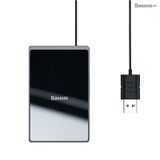  Đế sạc nhanh không dây siêu mỏng Baseus Card Ultra-thin Wireless Charger (15W, 0.3cm Portable Card Design, Qi Wireless Quick Charger with USB cable 1m) 