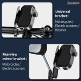  Đế giữ điện thoại siêu bền dùng cho xe máy Baseus Armor Motorcycle Holder Phone Mount/ Holeder Applicable for Bicycle/ Motorbike) 