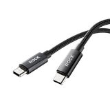 Cáp Sạc Nhanh ROCK Z28 C to C 60W/C to Lightning 27W (1M/2M, Metal Braided) 