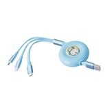  Cáp Sạc Đa Năng ROCK Doraemon G16 3-in-1 USB to M+L+C 3.5A (1m, 480Mbps) 