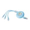  Cáp Sạc Đa Năng ROCK Doraemon G16 3-in-1 USB to M+L+C 3.5A (1m, 480Mbps) 