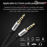  Dây cáp âm thanh chất lượng cao AUX Audio 3.5 Baseus M30 (Aux Cable 3.5mm Jack Male to Male) 