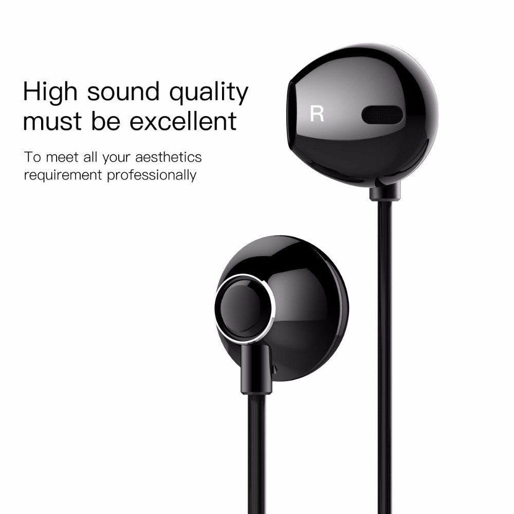  Tai nghe in Ear Baseus Encok H06 Lateral (Wired Earphone with Mic Stereo Headset Earbuds Earpiece) 