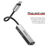  Bộ chuyển cổng Lightning sang Dual Lightning + Audio AUX 3.5mm Baseus L52 cho iPhone/ iPad 