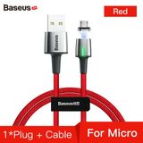  Cáp sạc từ tính Baseus Zinc Magnetic Cable Series 2 (Type C/Micro/Lightning, Sync Data & Quick Charge 3.0, New Model 2019) 