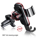  Bộ đế giữ điện thoại khóa tự động dùng cho xe hơi Baseus Metal Age Gravity Car Mount LV229（Air Outlet Version - Gắn khe gió máy lạnh） 