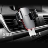  Bộ đế giữ điện thoại khóa tự động dùng cho xe hơi Baseus Metal Age Gravity Car Mount LV229（CD Version- Gắn khe CD） 