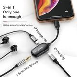  Bộ chuyển cổng Lightning sang Audio AUX 3.5mm + Dual Lightning Baseus L51 cho iPhone/ iPad (Vừa sạc pin vừa nghe nhạc, có hỗ trợ Micro/ Đàm thoại) 