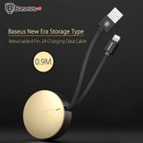  Cáp sạc nhanh dây rút Baseus New Era Baseus Lightning cho iPhone 6/7/8  iPhone X (2A, 90cm, cáp dẹp, Quick Charge) 