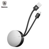  Cáp sạc nhanh dây rút Baseus New Era Baseus Lightning cho iPhone 6/7/8  iPhone X (2A, 90cm, cáp dẹp, Quick Charge) 