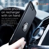  Ốp sạc không dây tích hợp Ring Holder cho iPhone 7/7Plus/8/8Plus (Anti-knock, With Finger Ring, Kickstand) 