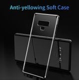  Ốp lưng trong suốt viền si màu Crome Baseus Shining Case cho Samsung Galaxy Note9 ( Ultra Thin, Luxury Plating Hard Plastic Case) 