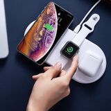  Bộ sạc không dây Baseus Smart 3 in 1 Wireless Charger For Phone, Apple Watch, Airpods (18W Max, Wireless Quick Charger) 