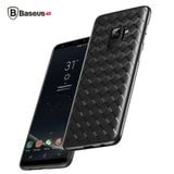  Ốp lưng Baseus BV Weaving Case LV182 cho Samsung Galaxy S9/S9+ (Luxury Grid Soft TPU Silicone) 