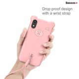  Ốp lưng hình gấu siêu dễ thương Baseus Bear Silicone Case dùng cho iPhone X/XS/XR/XS Max 