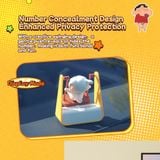  Bảng Số Điện Thoại Dùng Cho Ô Tô ROCK Crayon Shinchan Swing-themed (with Aromatherapy) 