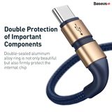  Cáp sạc nhanh, siêu bền C to Lightning Baseus BMX Double-Deck cho iPhone X/Xs Max/ iPhone 11 Pro Max Series (Type-C to Lightning PD 18W, MFi certified, Power Delivery Quick Charge Cable) 