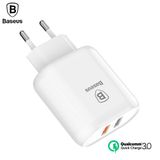  Bộ sạc nhanh đa năng 23W Baseus Bojure Dual USB (23W, Dual USB Quick charge 3.0) 