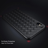  Ốp lưng Silicone dẽo Baseus BV Weaving Case cho iPhone X (Ultra Thin Soft TPU Silicone) 