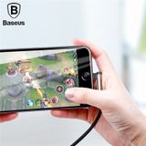  Cáp sạc nhanh và truyền dữ liệu siêu bền Baseus Sharp Bird Lightning cho iPhone/iPad (Metal MVP Elbow Mobile Game Cable) 