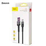  Cáp sạc nhanh Baseus Cafule Double-side Type C HW Super Fast Charge Cable (5A/40W, Double-sided) 