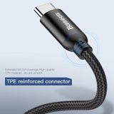  Cáp sạc nhanh Type C Baseus U-Shaped Portable LV298 tích hợp đầu chuyển Type C - Lightning/Micro USB (2.4A, 23cm, Quick charge 3.0, with OTG Adapter) 