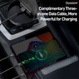  Bộ Dọck sạc tích hợp cáp sạc 3 đầu Baseus Car Sharing Charging Station (Type-C+Dual USB Port with 3in1 Lightning/Type C/Micro Cable) 