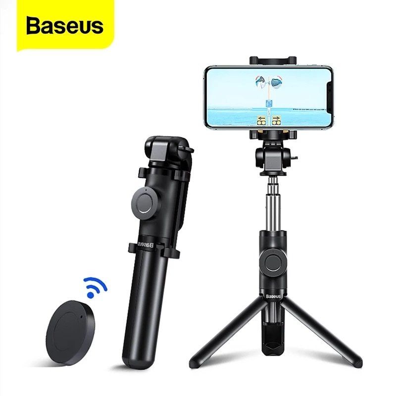  Gậy tự sướng tích hợp Tripod chân xếp gọn Baseus Lovely (Bluetooth Remote Camera Control, Folding Bracket Livestream/Selfie Stick) 