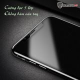  Kính cường lực 5 lớp chống bám vân tay Baseus LV161 cho iPhone X (0.25mm, Ultra Thin,  Anti Fingerprint Tempered Glass/Screen Protector) 